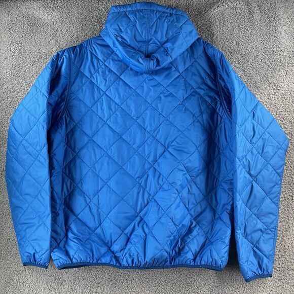 NWT Patagonia Diamond Quilted Bomber Hoodie Blue Size Extra Large XL - Picture 6 of 6